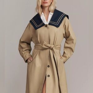 NWT Ella Trench Coat - Damson Madder